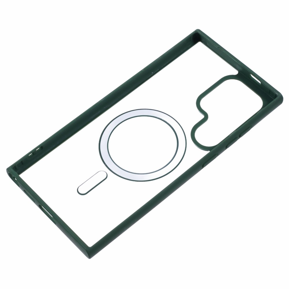 Kryt na Samsung Galaxy S24 Ultra matný s podporou MagSafe zelený