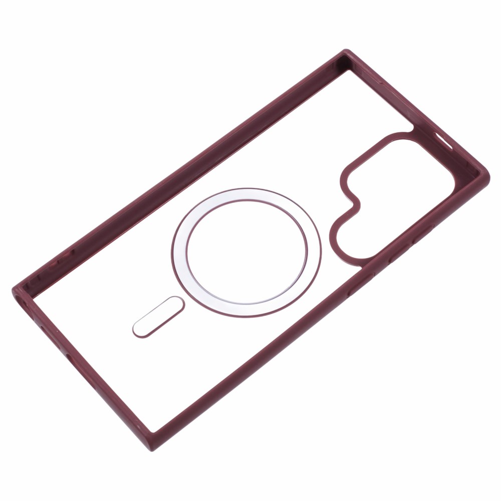Kryt na Samsung Galaxy S24 Ultra matný s podporou MagSafe vínový
