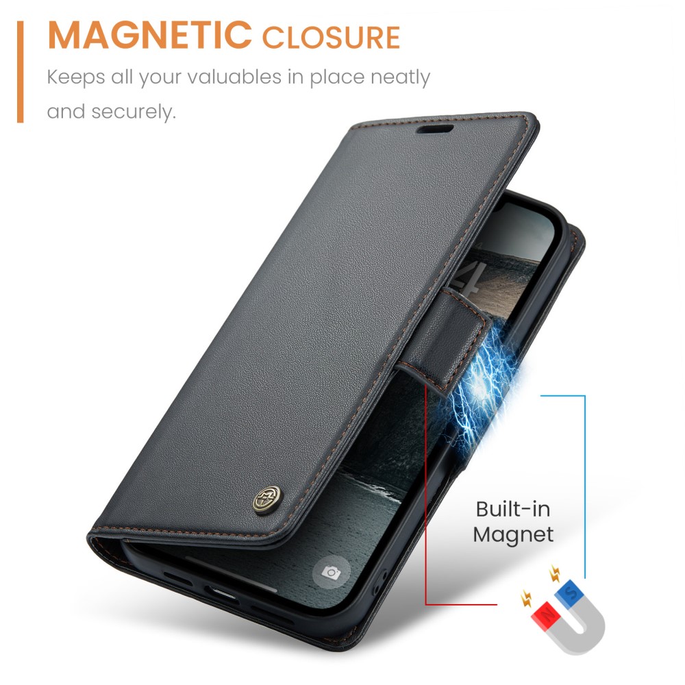 Pouzdro na iPhone 16E CASEME Smooth černé