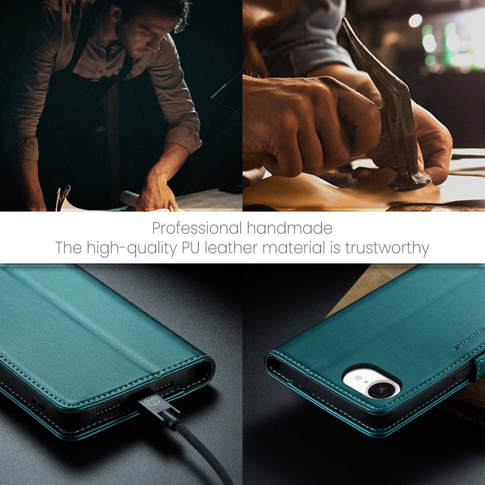 Pouzdro na iPhone 16E CASEME Smooth zelené