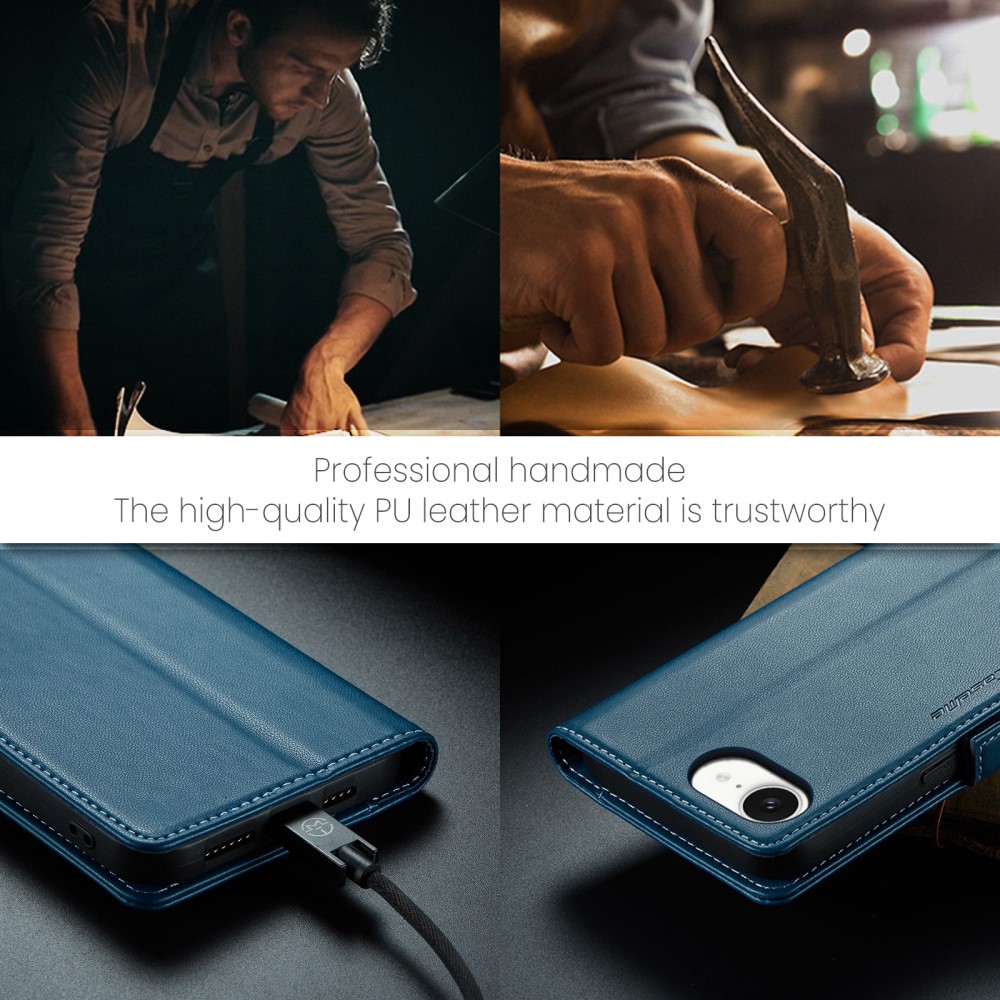 Pouzdro na iPhone 16E CASEME Smooth modré