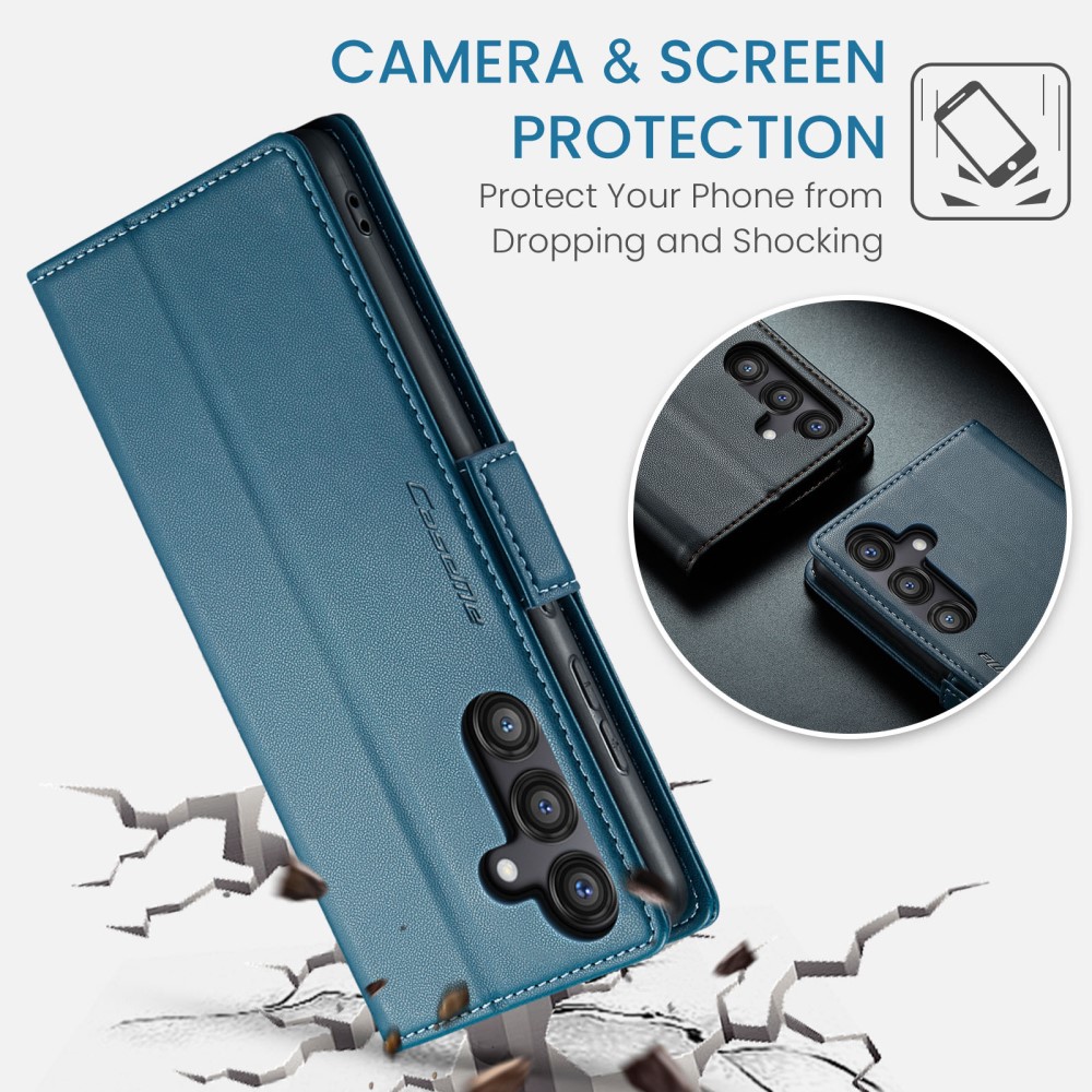 Pouzdro na Samsung Galaxy S24 FE CASEME smooth modré