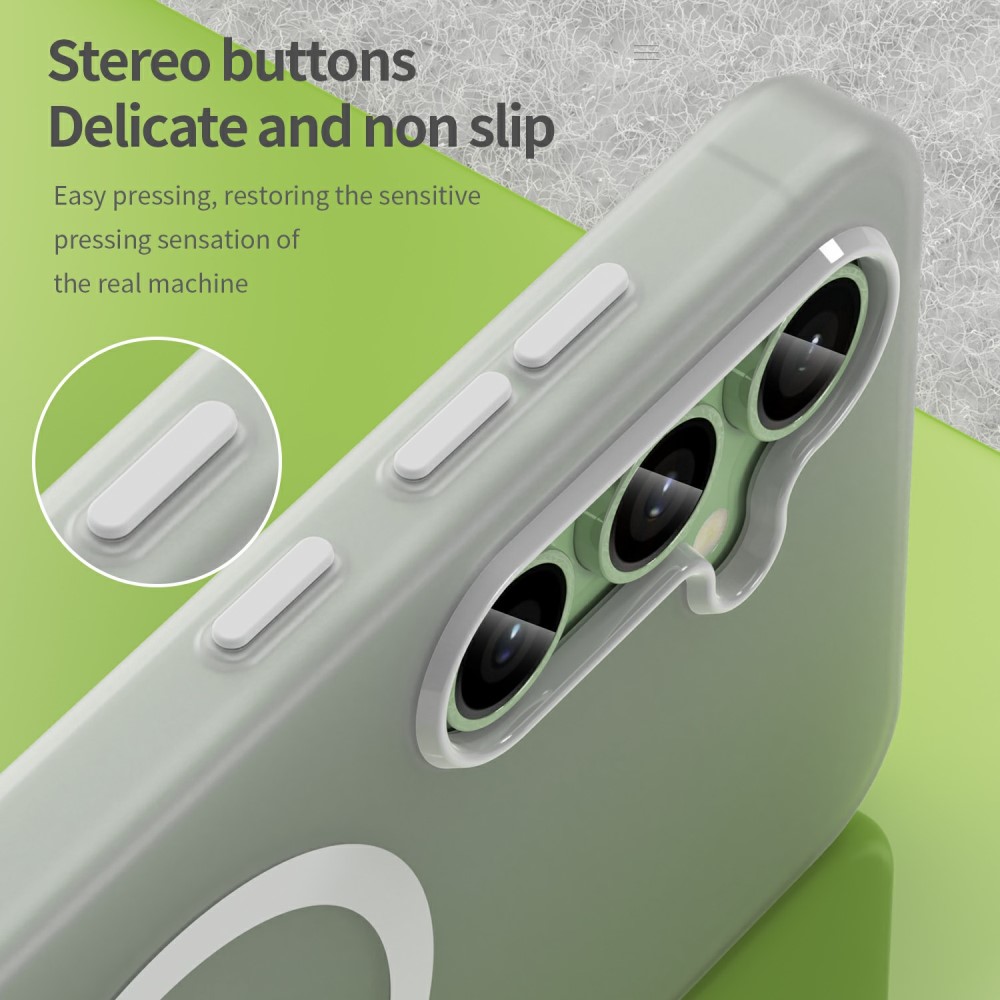 Kryt na Samsung Galaxy S24 FE gumový Magnetic (podpora MagSafe) bílý