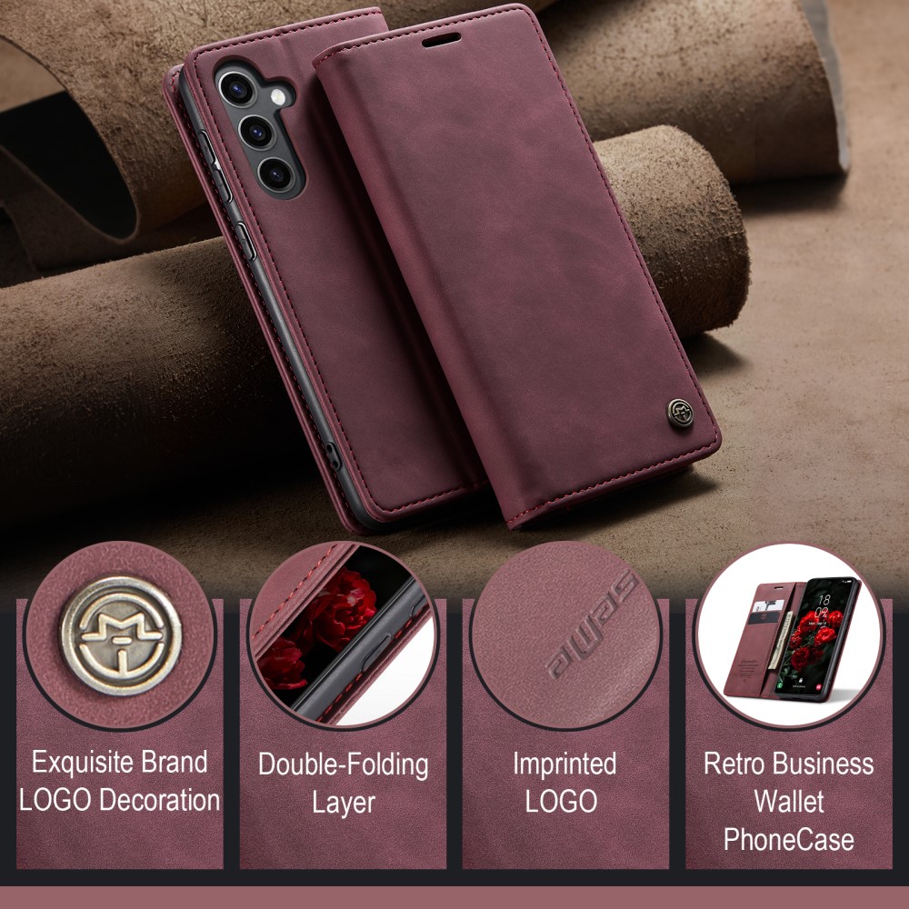 Pouzdro na Samsung Galaxy S24 FE CASEME červené