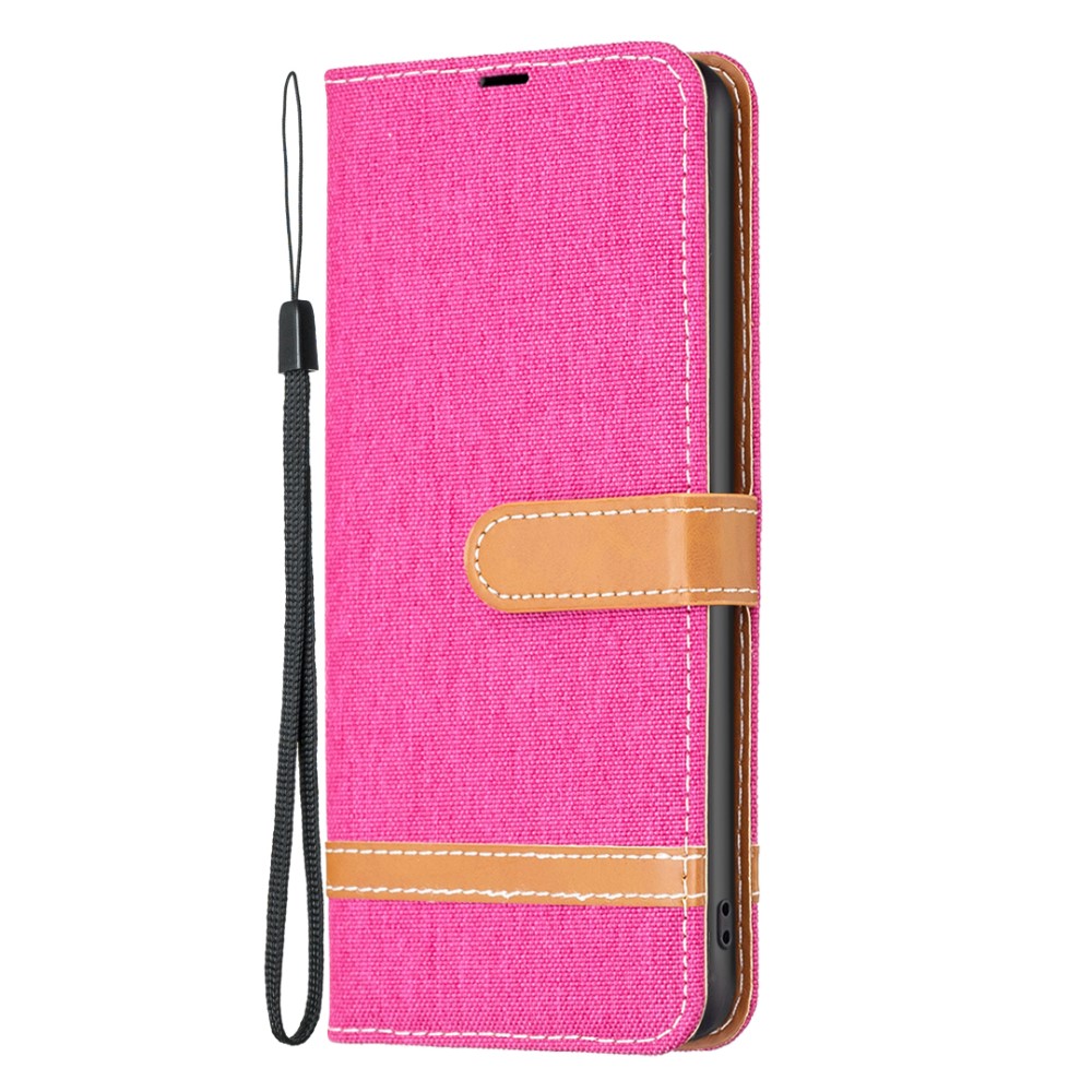 Pouzdro na Samsung Galaxy S23 FE Jeans růžové