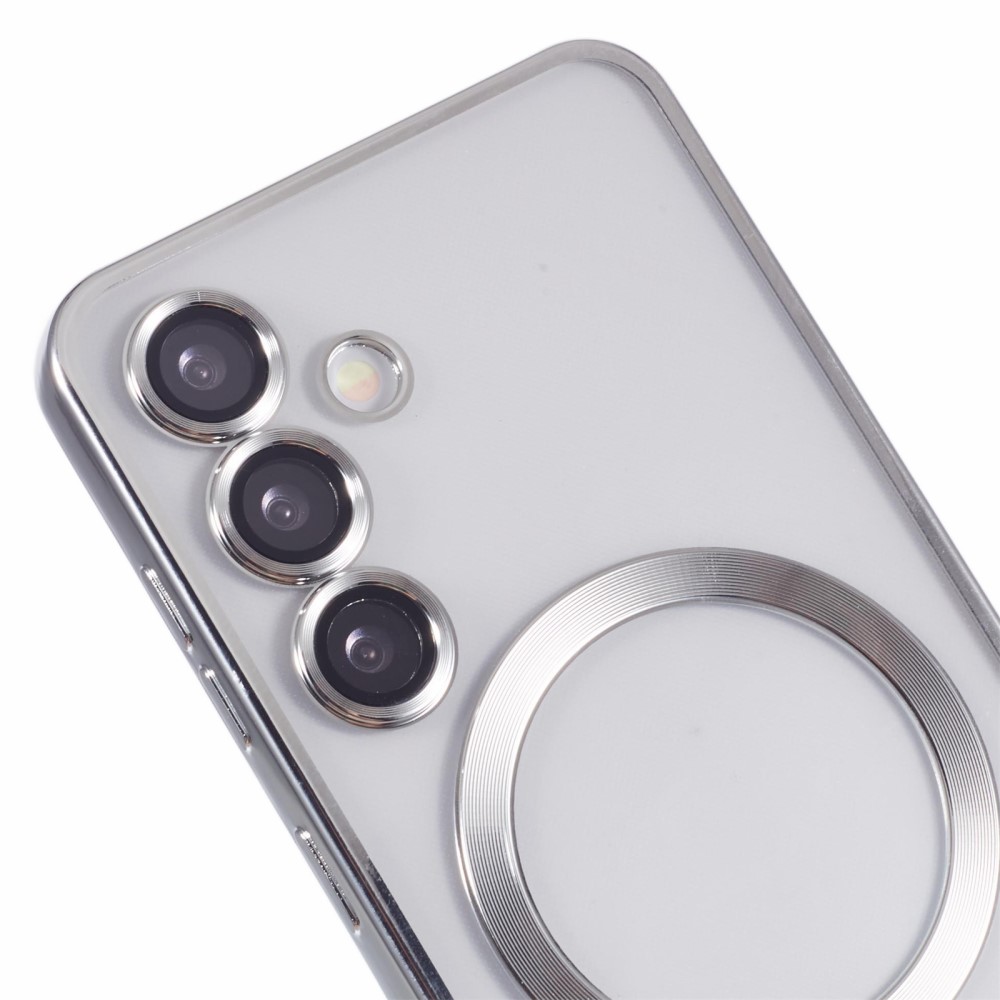 Kryt na Samsung Galaxy S25+ s podporou MAGSAFE stříbrný