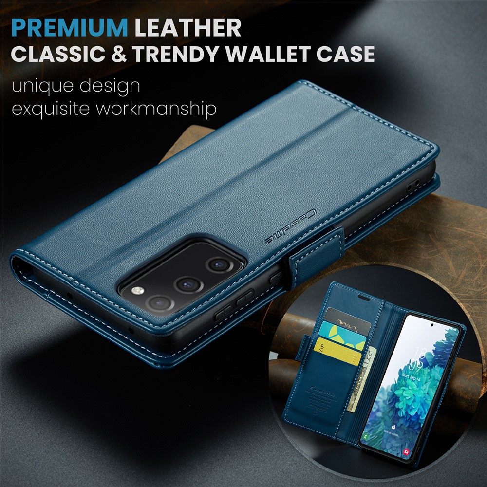 Pouzdro na Samsung Galaxy S20 FE CASEME smooth modré