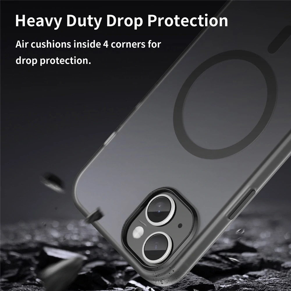 Kryt na iPhone 15 Plus Candy s podporou MAGSAFE černý