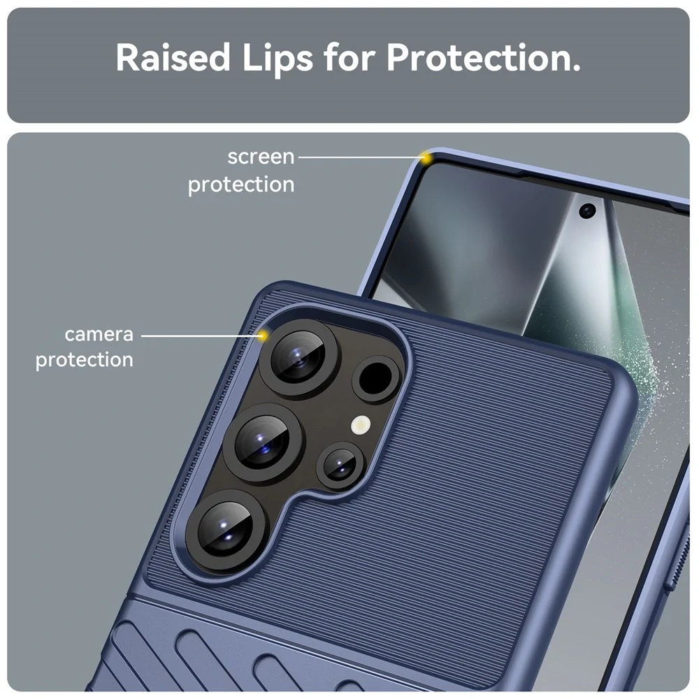 Kryt na Samsung Galaxy S25 Ultra lines modrý