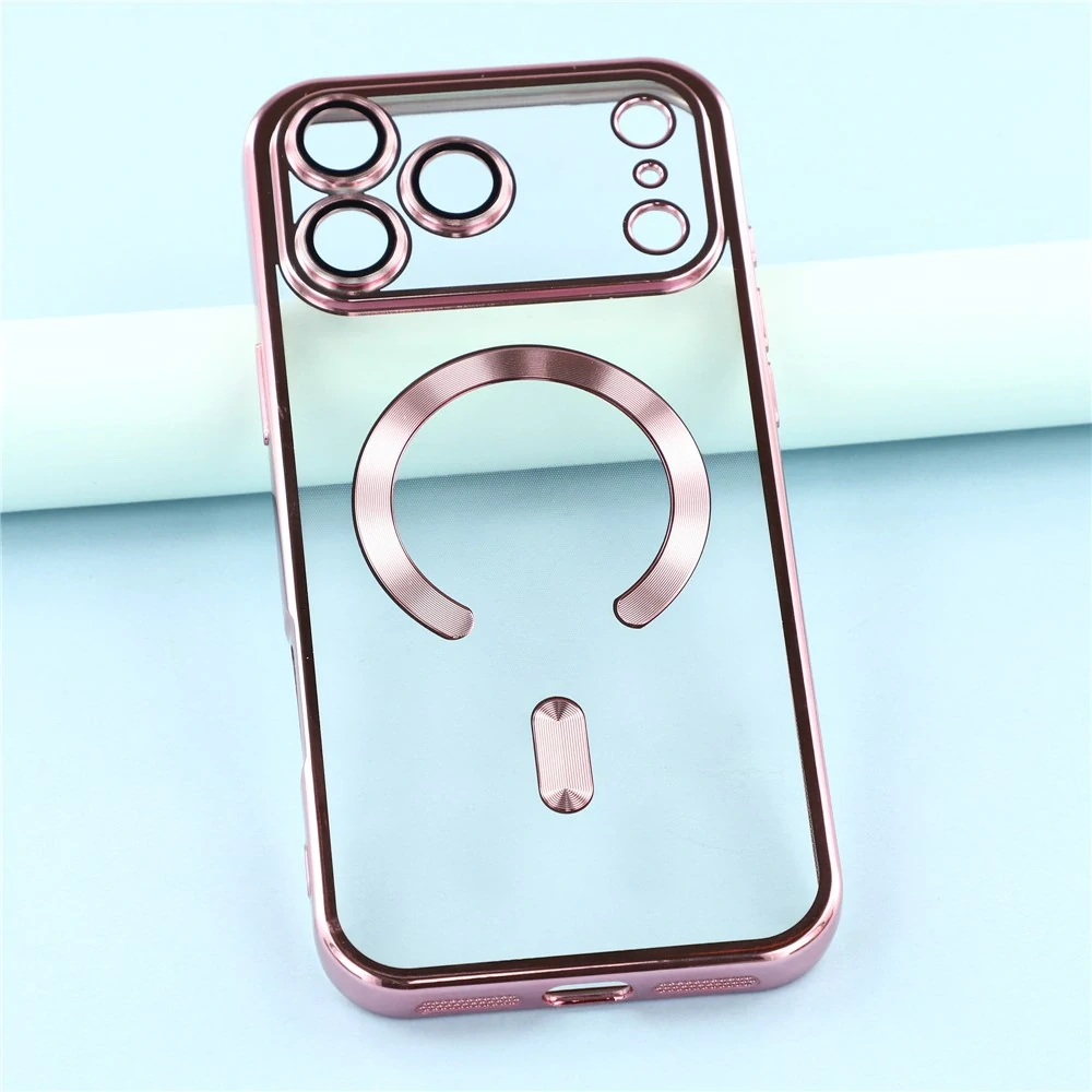 Kryt na iPhone 17 Pro s podporou MAGSAFE růžový