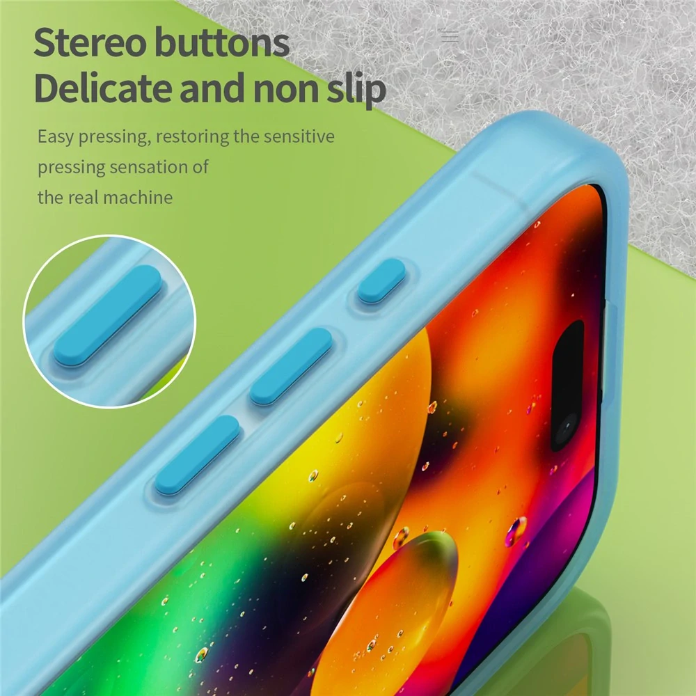 Kryt na iPhone 17 Candy s podporou MAGSAFE modrý