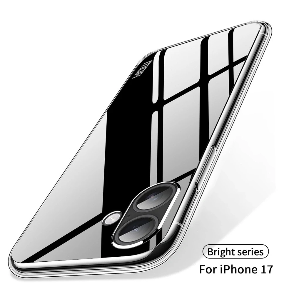 Kryt na iPhone 17 Gumový MOFI čirý