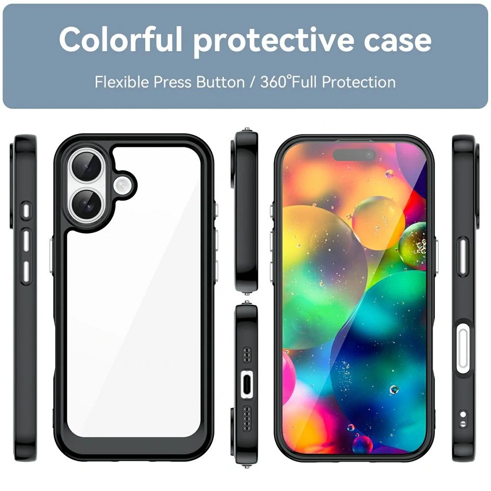 Kryt na iPhone 17 Gumový odolný černý