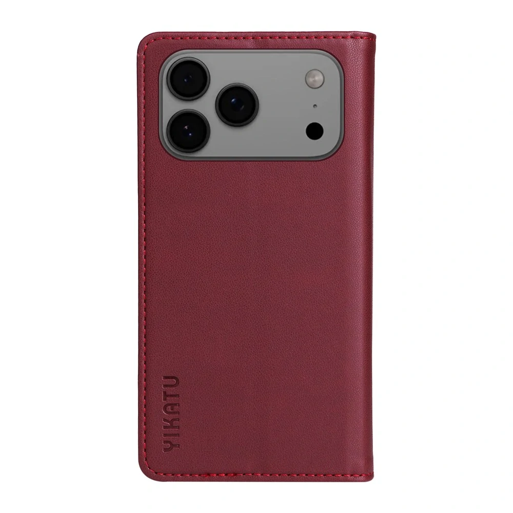 Pouzdro na iPhone 17 Pro Max Yikatu vínové
