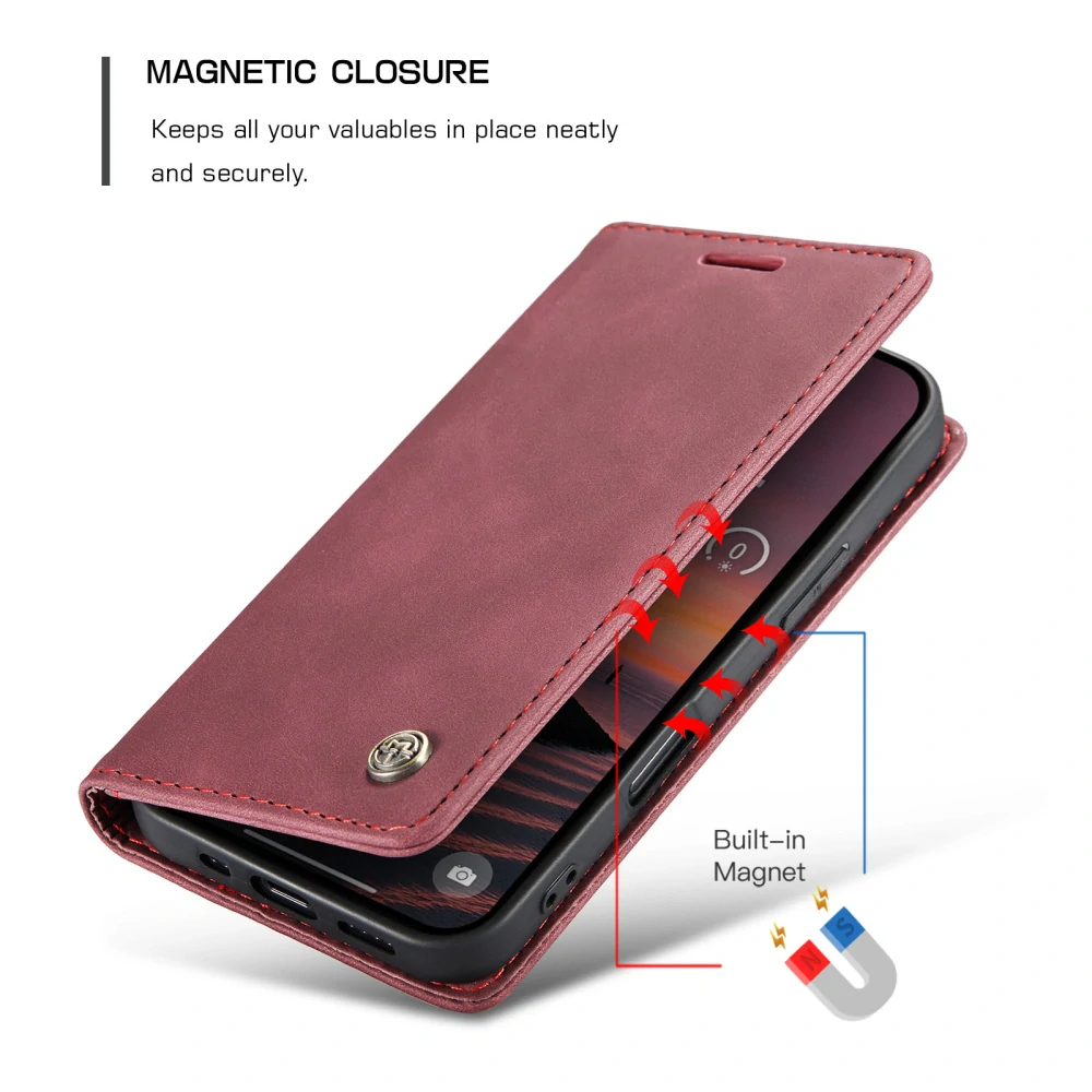 Pouzdro CASEME pro iPhone 17 Pro Max červené