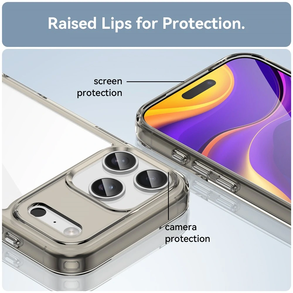 Kryt na iPhone 17 Pro Max odolný šedý