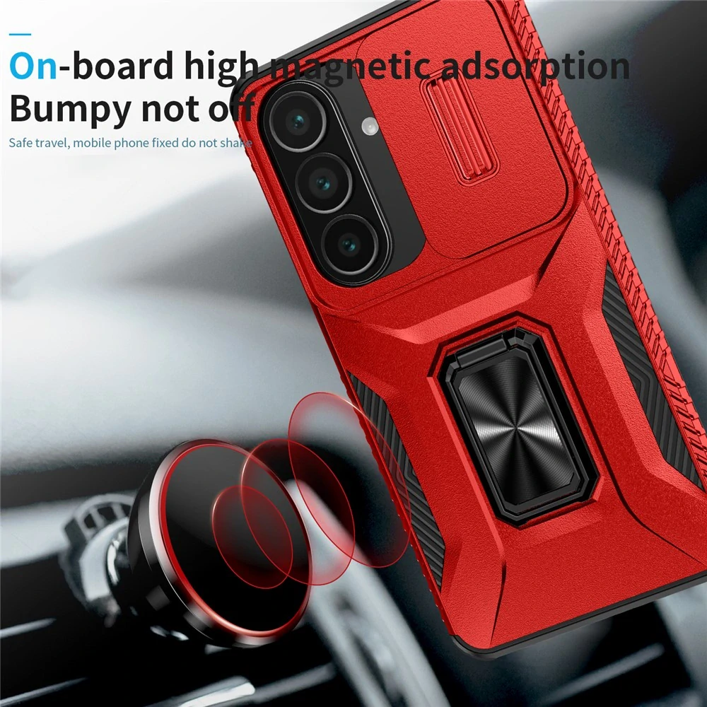 Kryt na Samsung Galaxy S26 odolný s krytkou na fotoaparát červený