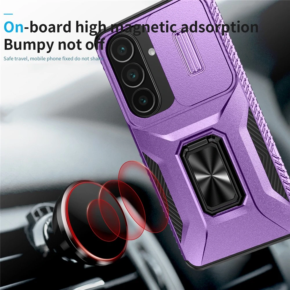 Kryt na Samsung Galaxy S26 odolný s krytkou na fotoaparát fialový