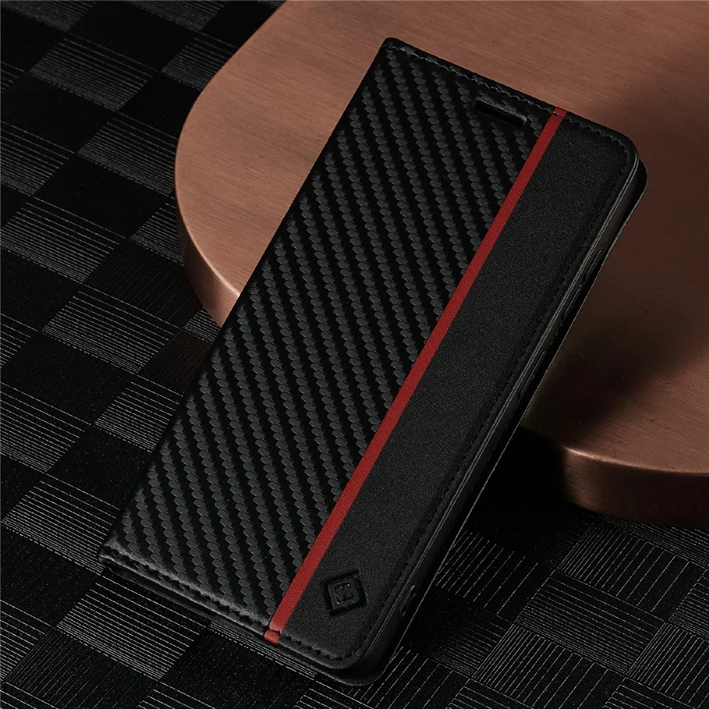 Pouzdro na Samsung Galaxy S26 LC.IMEEKE Carbon vertical