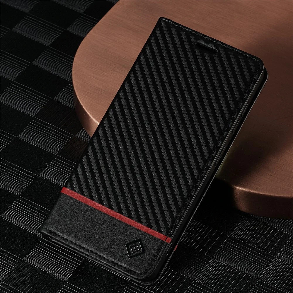 Pouzdro na Samsung Galaxy S26 LC.IMEEKE Carbon horizontal