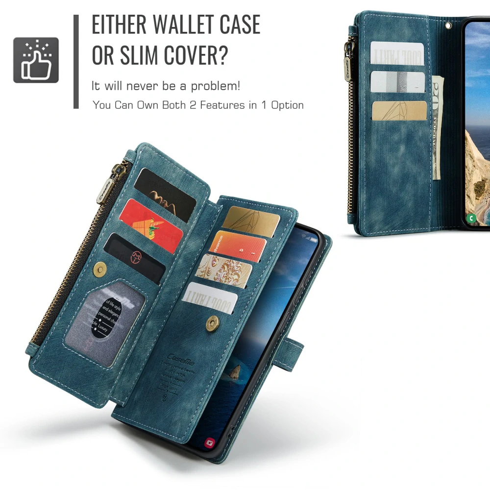Pouzdro na Samsung Galaxy S26 Ultra CASEME Deluxe červené