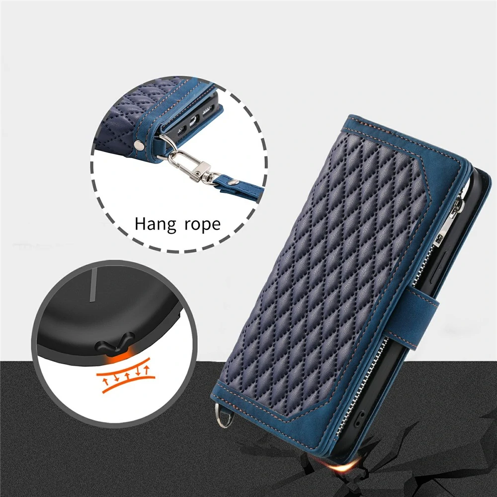 Pouzdro na Samsung Galaxy S26 Ultra Luxury Double Layer modré