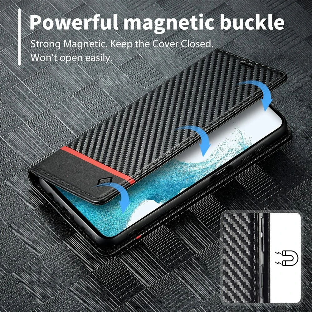Pouzdro na Samsung Galaxy S25 FE Carbon horizontal