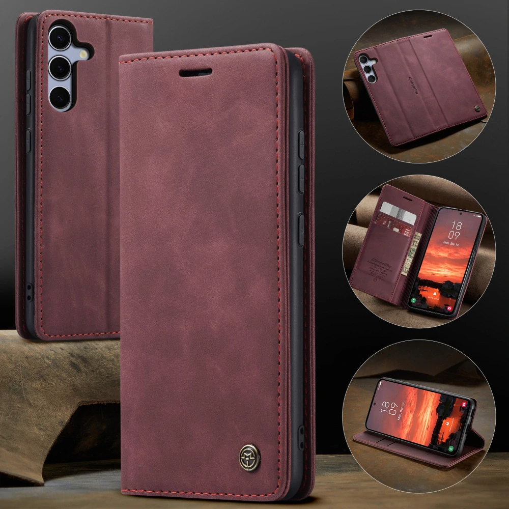 Pouzdro na Samsung Galaxy S25 FE CASEME červené