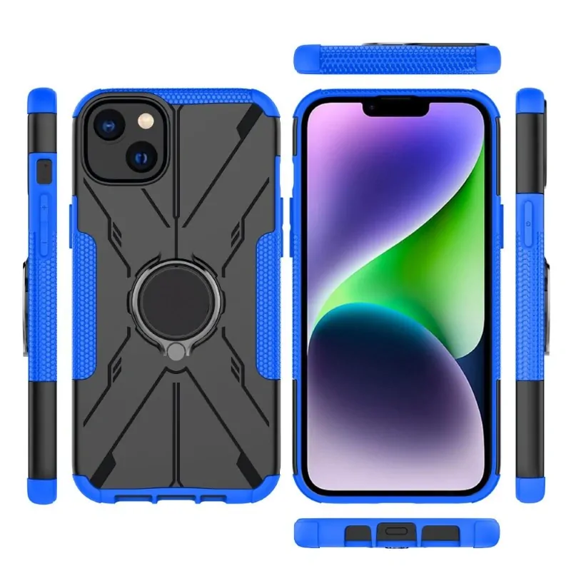Kryt na iPhone 14 odolný Tire modrý