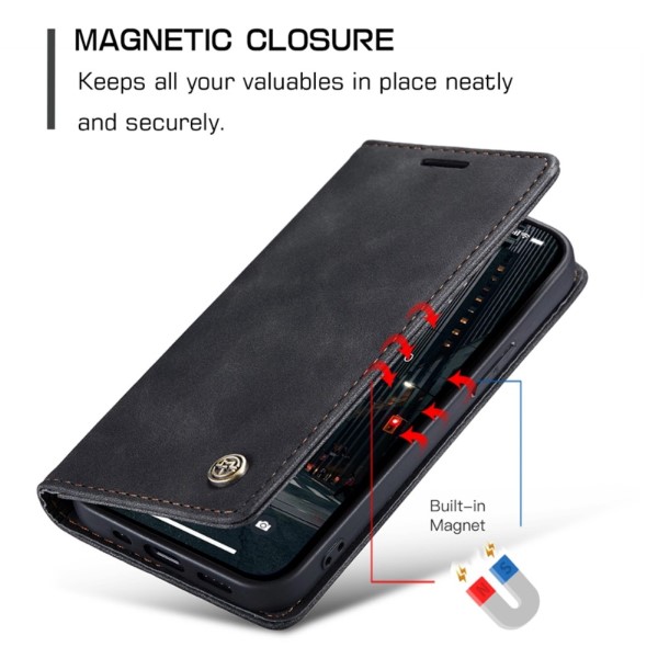 Pouzdro CASEME pro iPhone 14 Pro černé