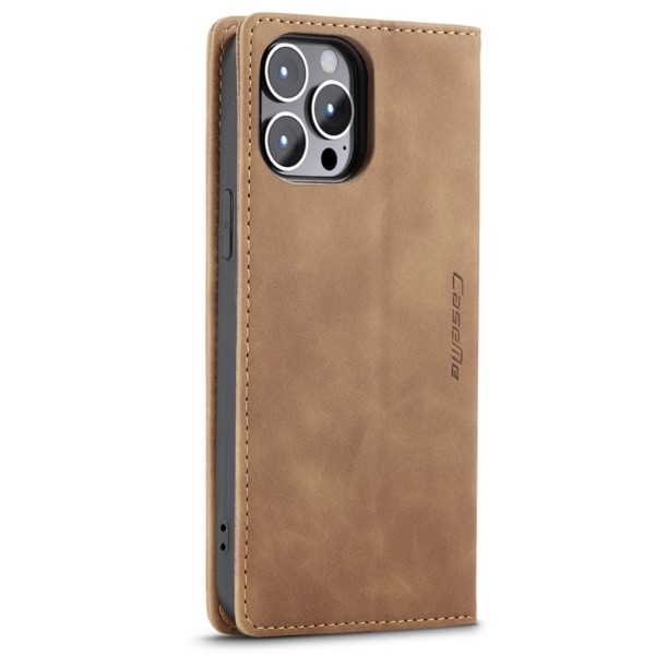 Pouzdro CASEME pro iPhone 14 Pro hnědé