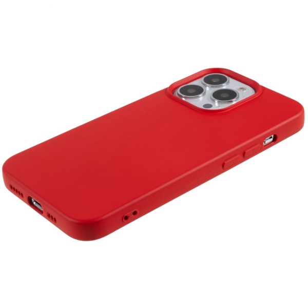 Kryt na iPhone 12 Pro Max gumový červený