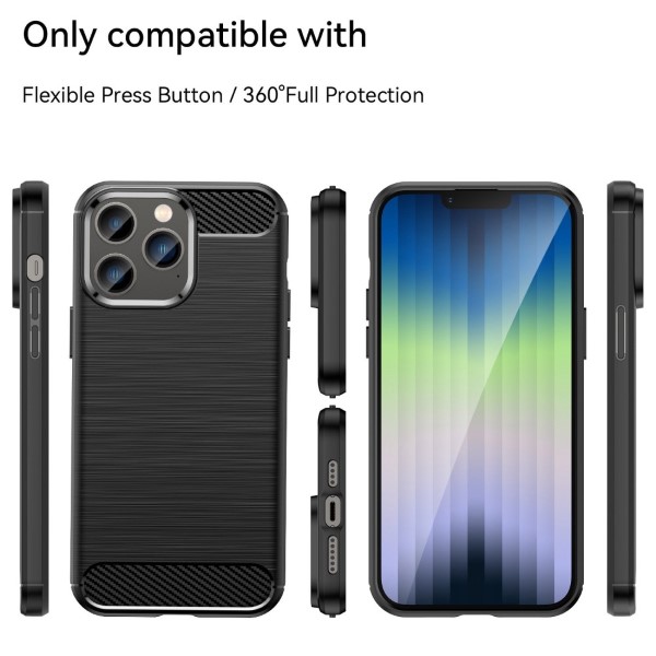 Kryt na iPhone 14 Pro Max Carbon černý