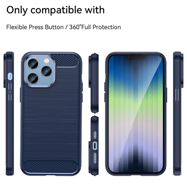 Kryt na iPhone 14 Pro Max Carbon modrý