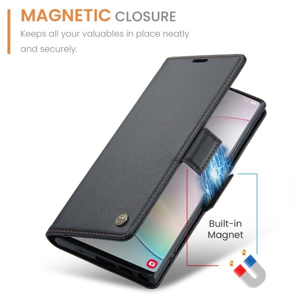 Pouzdro na Samsung Galaxy Note 10 Plus CASEME smooth černé