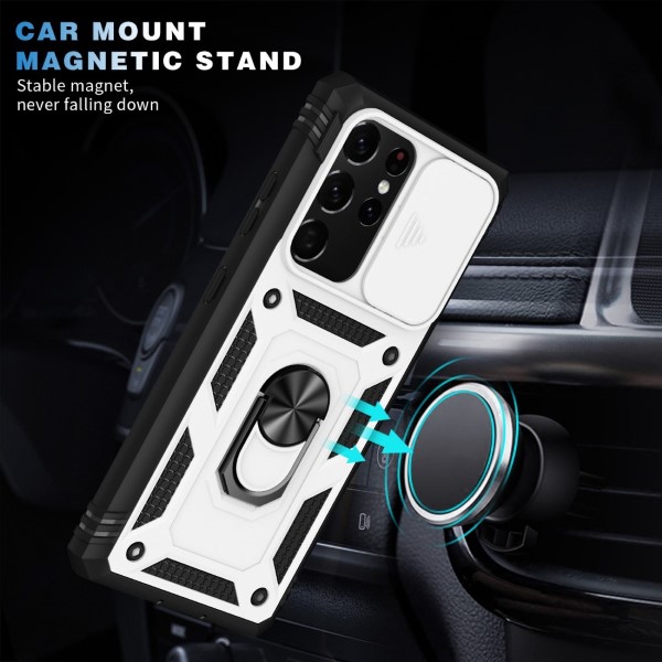 Kryt na Samsung Galaxy Note 20 Ultra odolný s krytkou na fotoaparát bílý