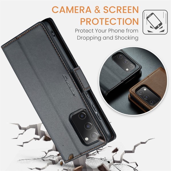 Pouzdro na Samsung Galaxy S20 FE CASEME smooth černé