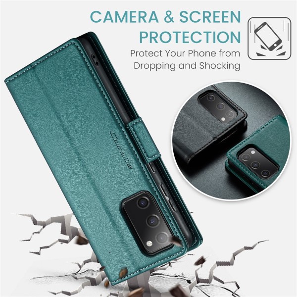 Pouzdro na Samsung Galaxy S20 FE CASEME smooth zelené