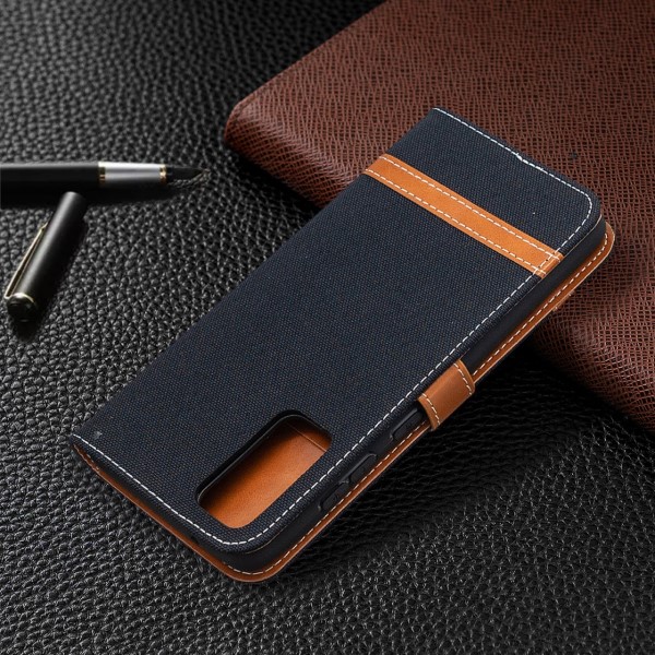 Pouzdro na Samsung Galaxy S20 FE Jeans černé