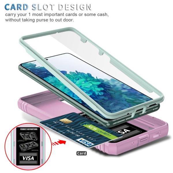 Kryt na Samsung Galaxy S20 FE odolný s krytkou na fotoaparát světle růžový