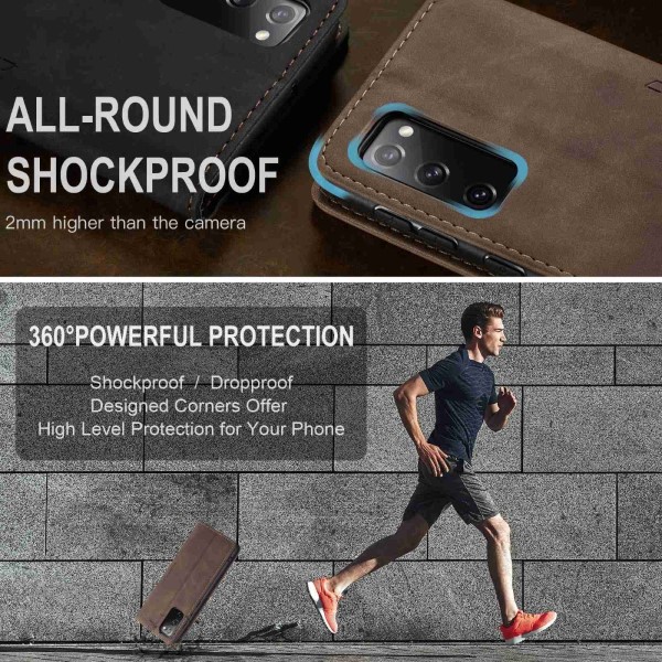 Pouzdro na Samsung Galaxy S20 FE CASEME hnědé
