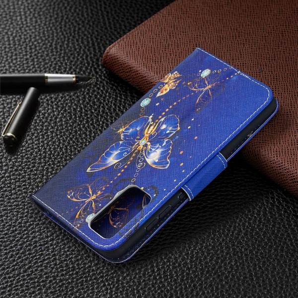Pouzdro na Samsung Galaxy S20 FE Motýl fialové