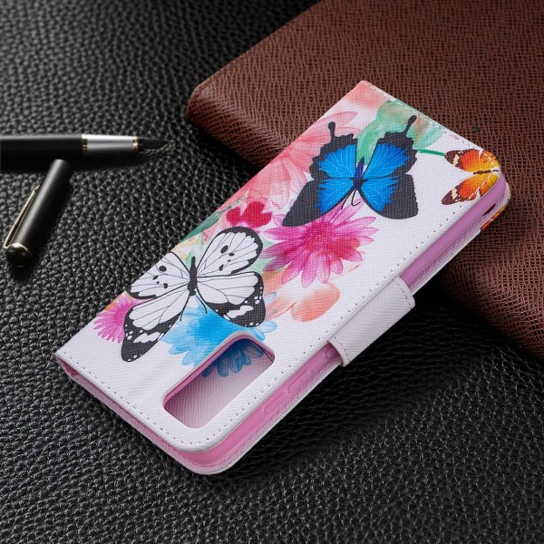 Pouzdro na Samsung Galaxy S20 FE Motýl bílé