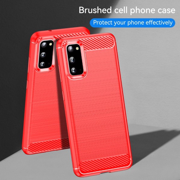 Kryt na Samsung Galaxy S20 Carbon červený