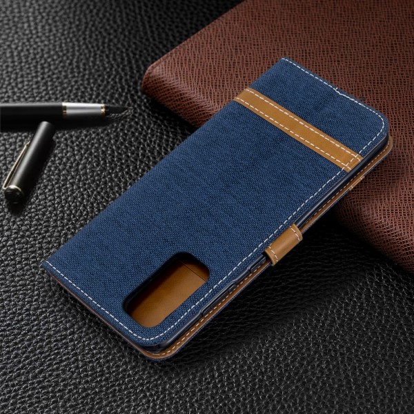 Pouzdro na Samsung Galaxy S20 Jeans modré