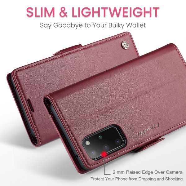 Pouzdro na Samsung Galaxy S20 Plus CASEME smooth červené