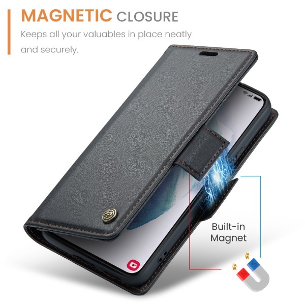 Pouzdro na Samsung Galaxy S21 CASEME smooth černé