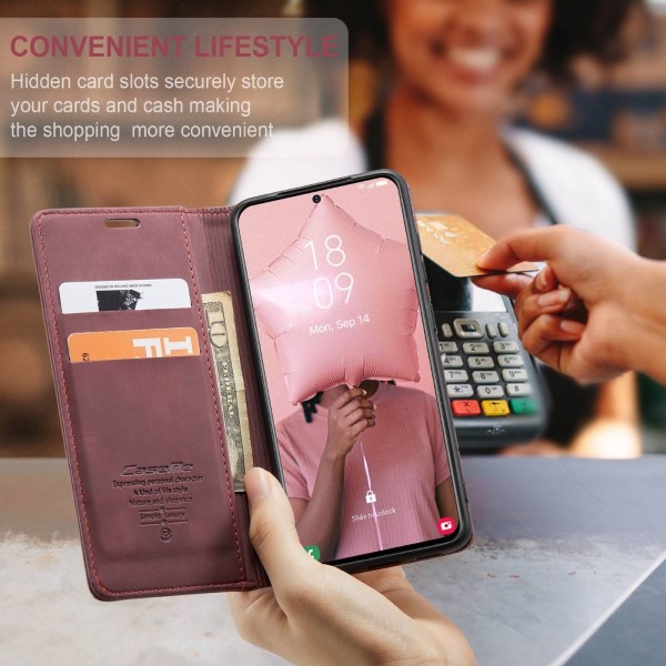 Pouzdro na Samsung Galaxy S21 CASEME červené