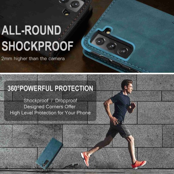 Pouzdro na Samsung Galaxy S21 CASEME modré