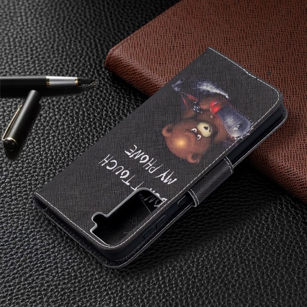 Pouzdro na Samsung Galaxy S21 Plus Medvěd